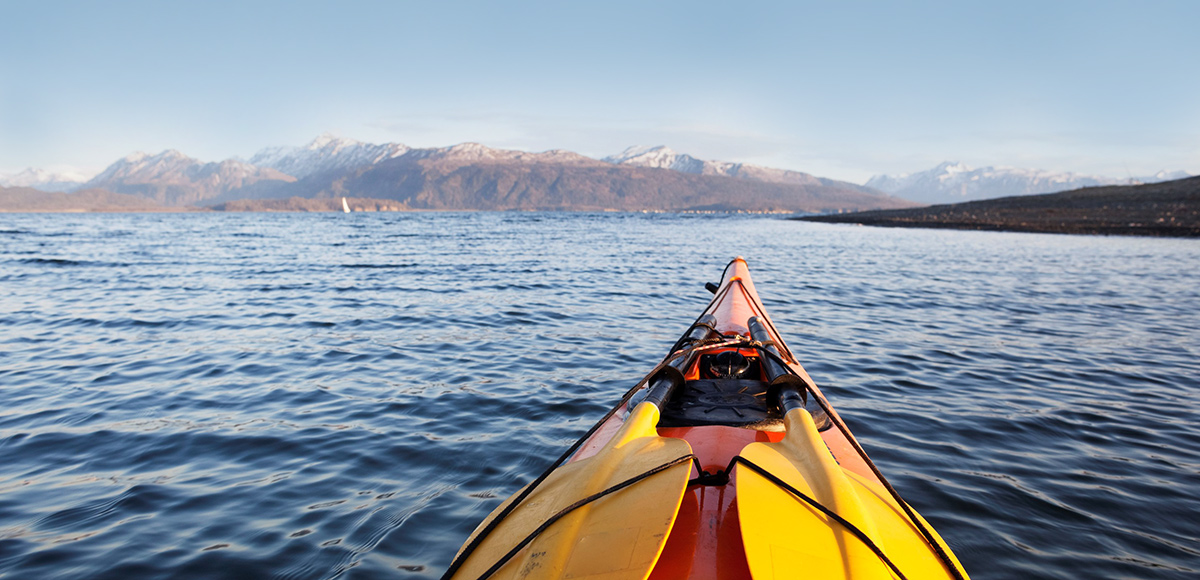 kayaking in Alaska